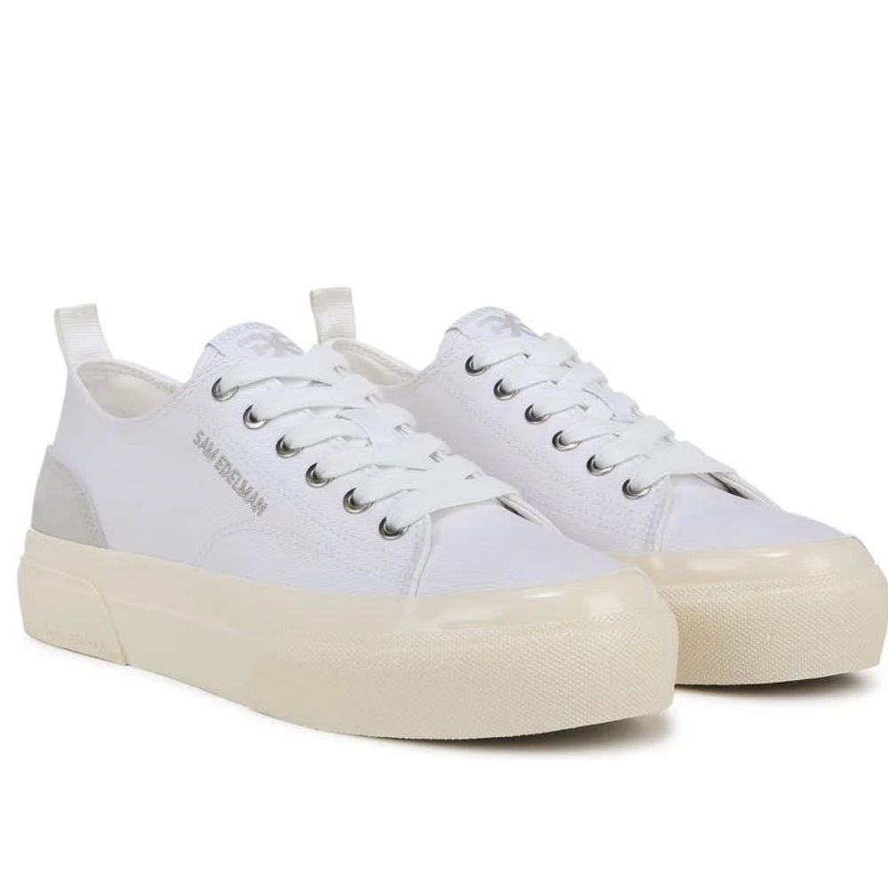 🌸SAM EDELMAN🌸 Sonia Platform Sneakers White  Size: 7.5